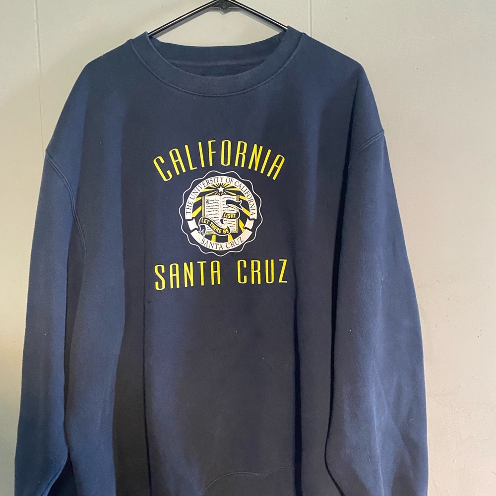Jansport California Santa Cruz Navy Crewneck Sweater
